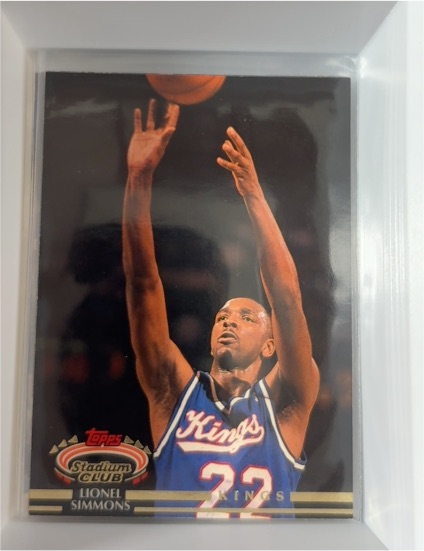 1992-93 Topps Stadium Club #128 Lionel Simmons — front