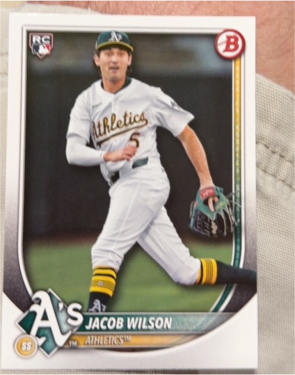 2025 Bowman #9 Jacob Wilson — front