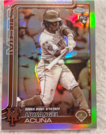 2025 Topps Chrome #56 Luisangel Acuna — front