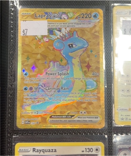 2024 Pokémon Scarlet & Violet Promo #164 Lapras ex — front