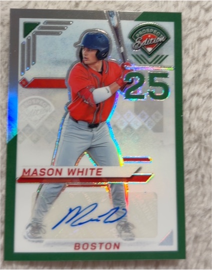 2025 Panini Prospect Edition #60 Mason White — front