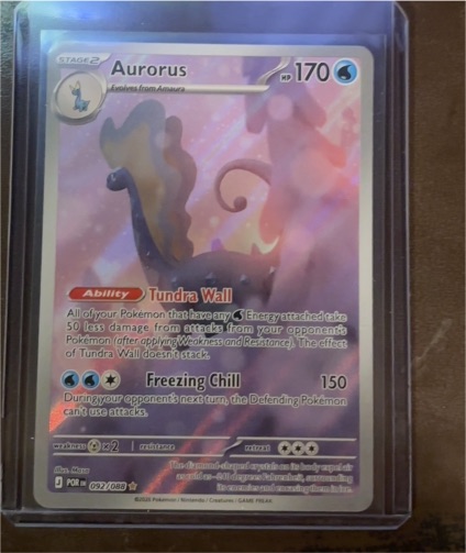 2016 Pokémon XY Perfect Order #092 Aurorus — front
