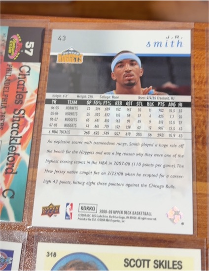 2007-08 Upper Deck First Edition #61 J.R. Smith — front