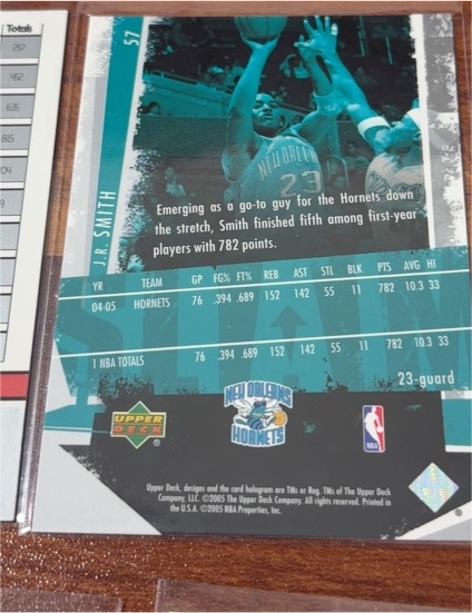 2004-05 Upper Deck #57 J.R. Smith — front
