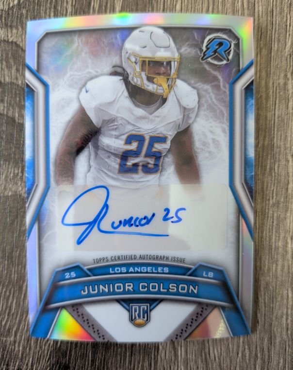 2024 Topps Resurgence #RRS-JC Junior Colson Rookie Signatures — front