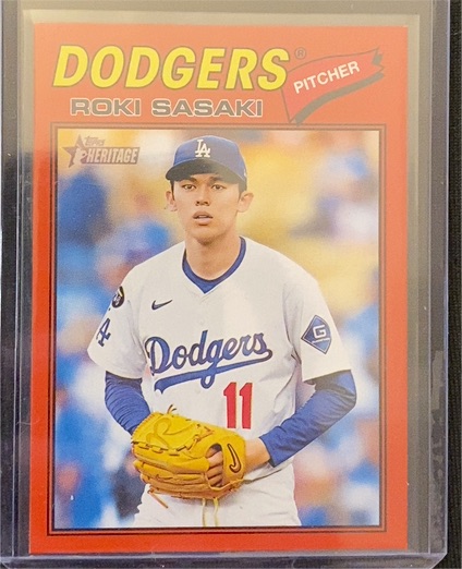 2026 Topps Heritage #39 Roki Sasaki — front