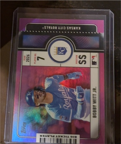2026 Topps Series 1 Big Ticket Players #BTP-16 Bobby Witt Jr. — front