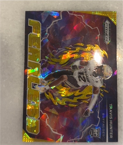 2025 Panini Prizm Draft Picks Fearless #F-THR Travis Hunter — front