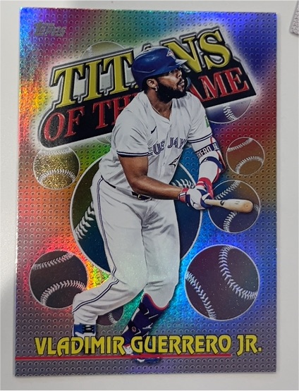 2026 Topps Series One #TOG-17 Vladimir Guerrero Jr. Titans Of The Game — front