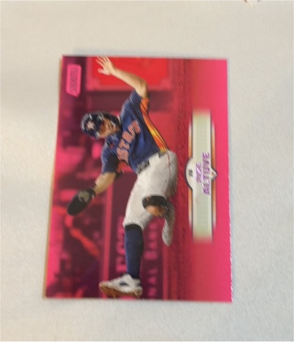 2025 Topps Stadium Club #97 Jose Altuve Pink Parallel — front