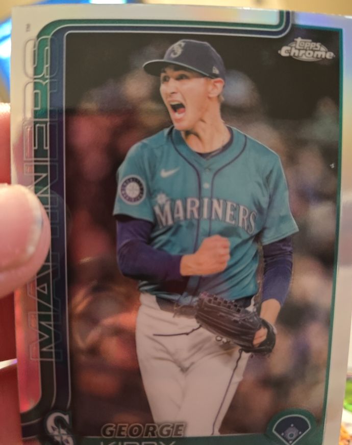 2025 Topps Chrome #223 George Kirby — front
