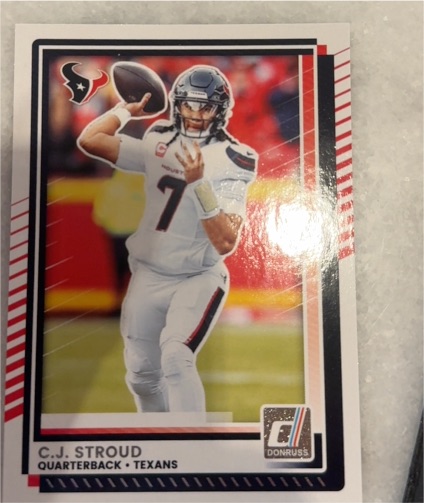2025 Panini Donruss #237 C.J. Stroud Houston Texans — front