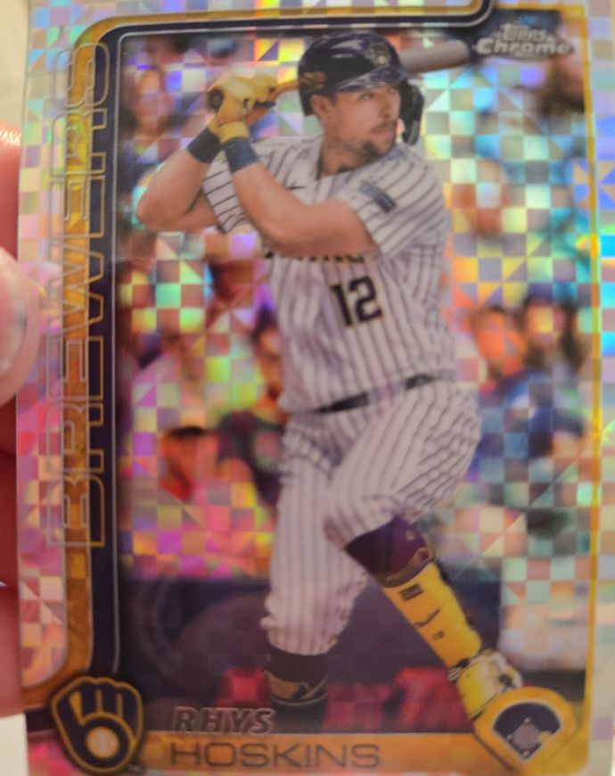 2025 Topps Chrome #98 Rhys Hoskins — front