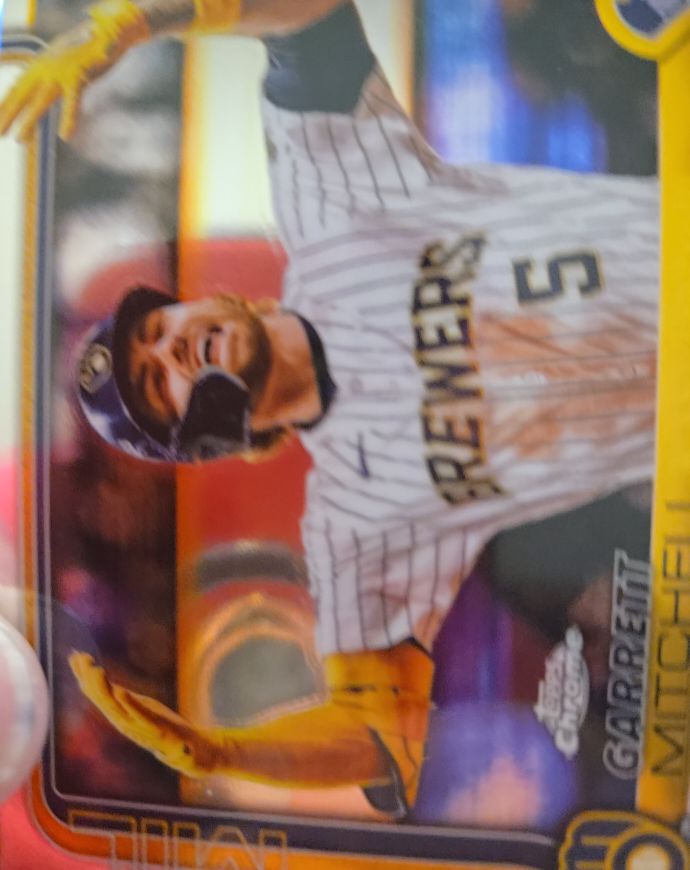 2025 Topps Chrome #28 Garrett Mitchell — front