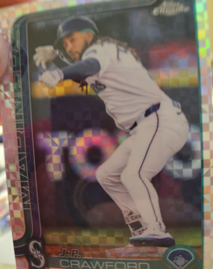 2025 Topps Chrome #181 J.P. Crawford — front