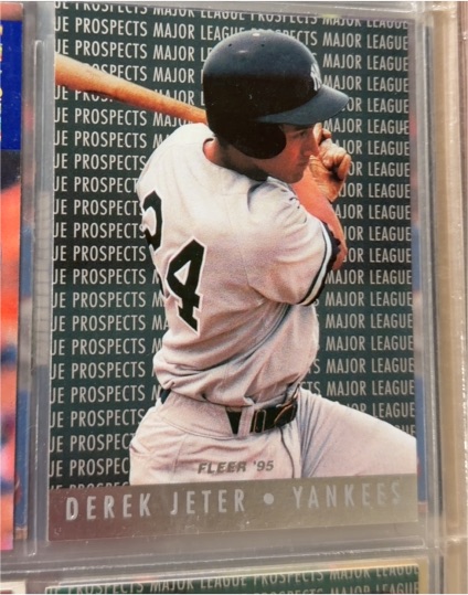 1995 Fleer Major League Prospects #7 Derek Jeter — front