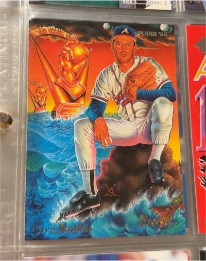 1995 Fleer Pro Visions #4 Greg Maddux — front