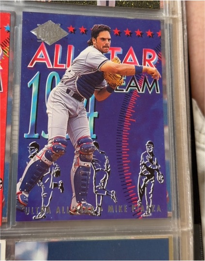 1994 Fleer Ultra #11 Mike Piazza Ultra All-Star Team — front