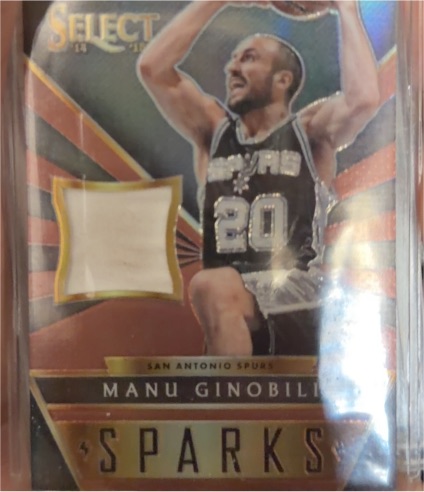 2014-15 Panini Select Sparks Manu Ginobili — front