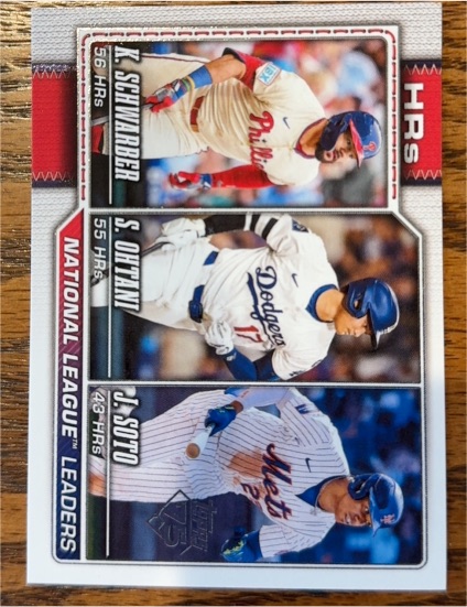 2026 Topps Series 1 #84 Kyle Schwarber / Shohei Ohtani / Juan Soto — front