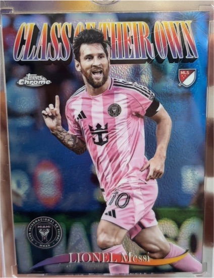 2025 Topps Chrome MLS #CO-10 Lionel Messi Class of Their Own — front