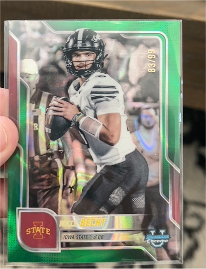 2025 Bowman University Chrome #188 Rocco Becht — front