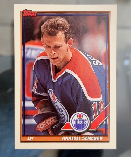 1991-92 Topps #390 Anatole Semenov — front