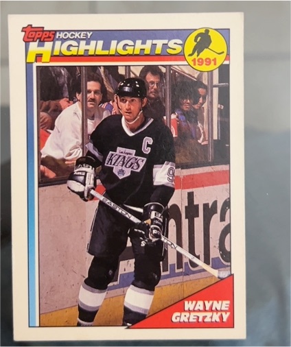 1991-92 Topps #201 Wayne Gretzky — front
