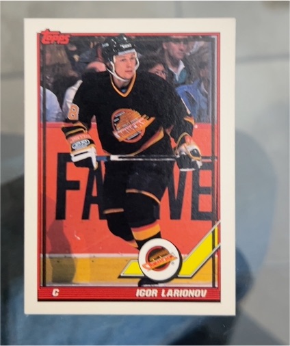 1991-92 Topps #480 Igor Larionov — front