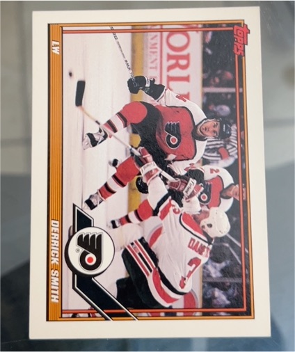 1991-92 Topps #486 Derrick Smith — front