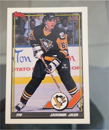 1991-92 Topps #40 Jaromir Jagr — front