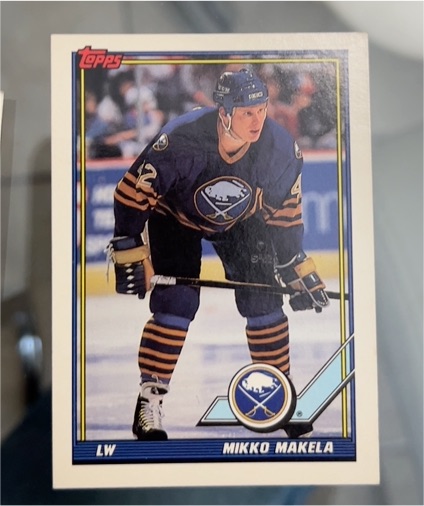 1991-92 Topps #503 Mikko Makela — front