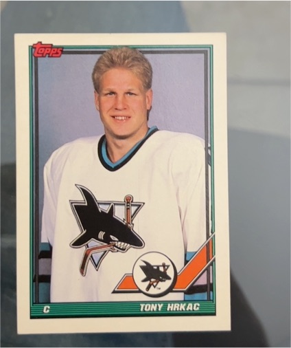 1991 Topps #241 Tony Hrkac — front