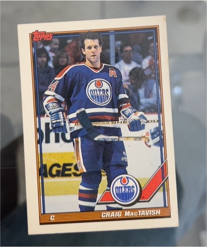 1991-92 Topps #63 Craig MacTavish — front