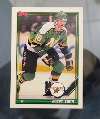 1991-92 Topps #398 Bobby Smith — front