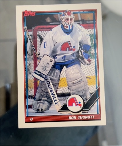 1991-92 Topps #181 Ron Tugnutt — front