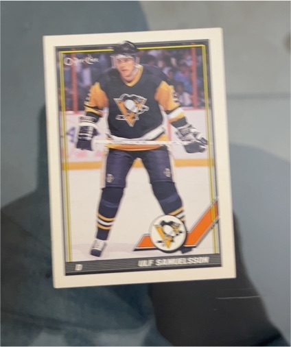 1991-92 O-Pee-Chee #323 Ulf Samuelsson — front