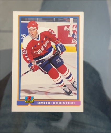 1991-92 Bowman #307 Dmitri Khristich — front