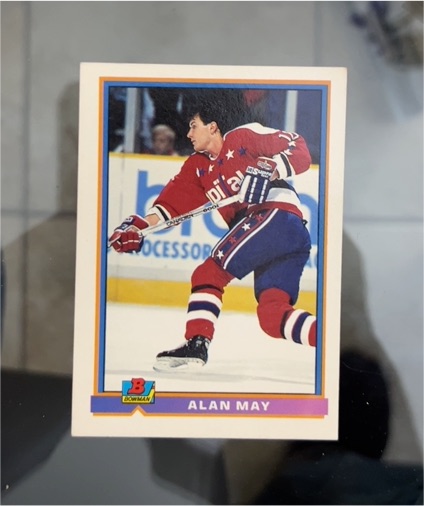 1991-92 Bowman #295 Alan May — front