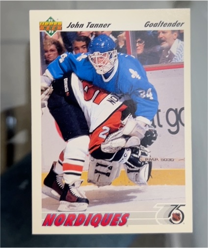 1991-92 Upper Deck #119 John Tanner — front