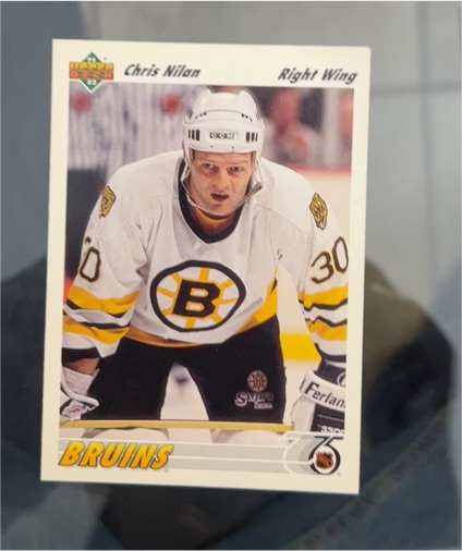 1991-92 Upper Deck #237 Chris Nilan — front