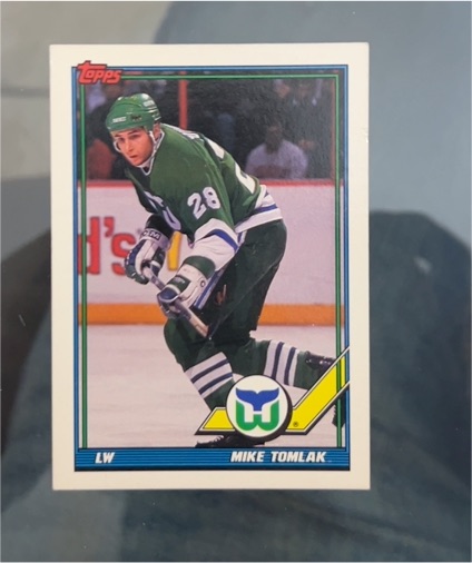 1991-92 Topps #410 Mike Tomlak — front