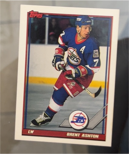 1991-92 Topps #240 Brent Ashton — front