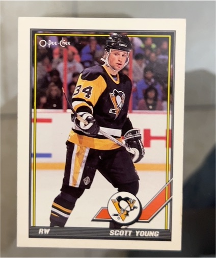 1991-92 O-Pee-Chee #235 Scott Young — front