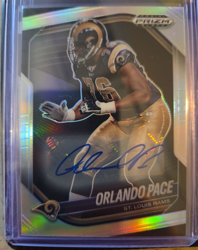 2025 Panini Prizm Black #141 Orlando Pace — front