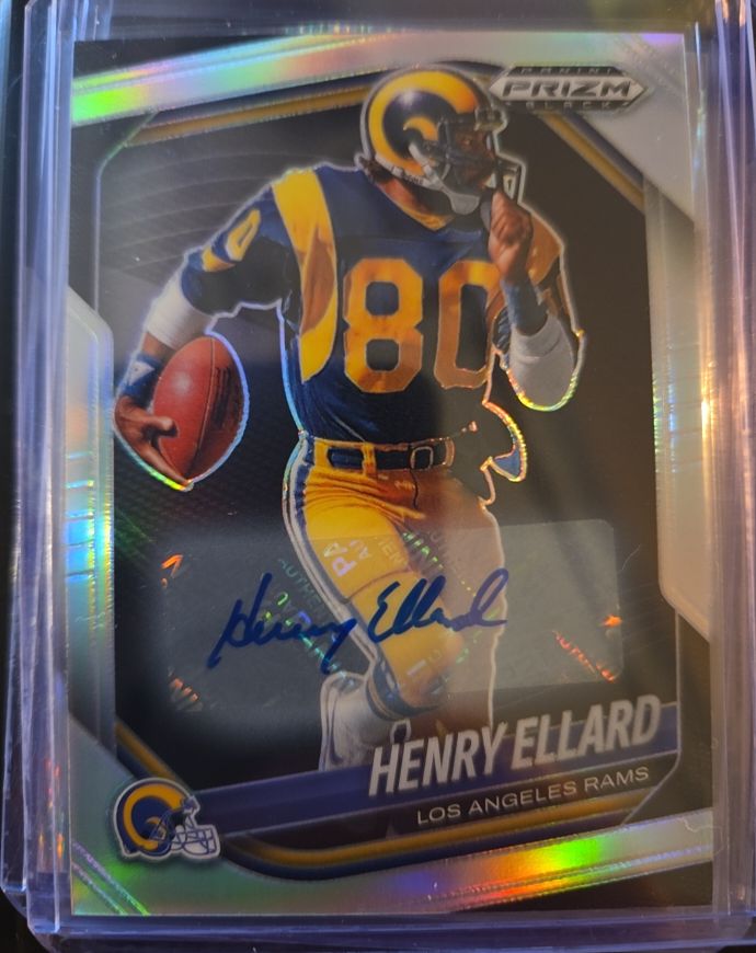 2025 Panini Prizm Black #80 Henry Ellard — front