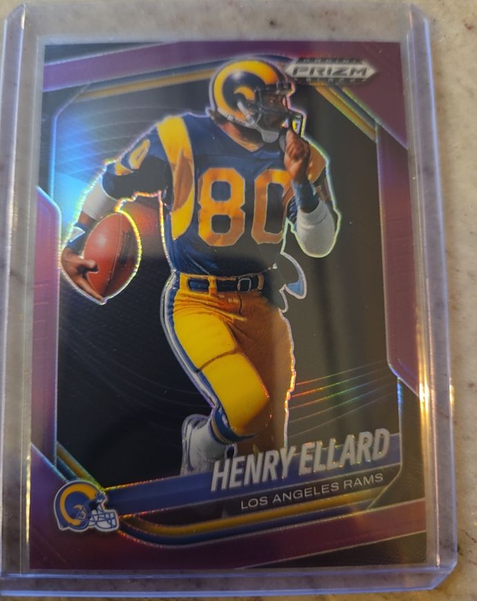 2025 Panini Prizm Black #80 Henry Ellard — front