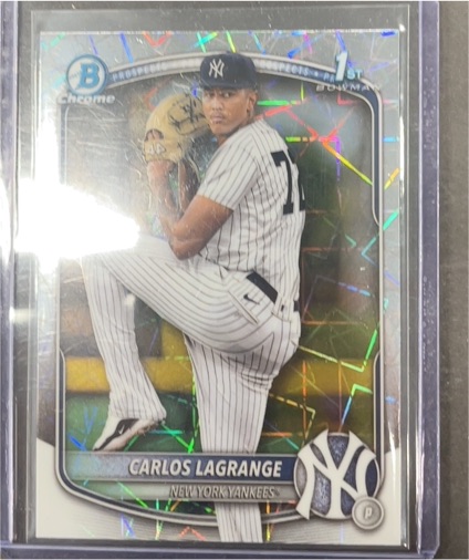 2025 Bowman Chrome Draft #BDC-132 Carlos Lagrange — front