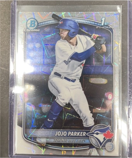 2025 Bowman Chrome #BDC-8 JoJo Parker — front