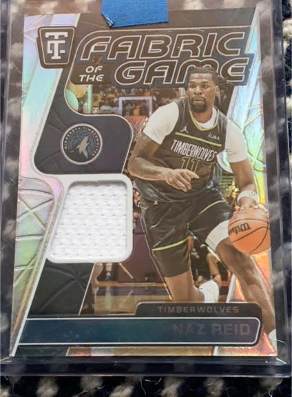 2024-25 Panini Totally Certified Fabric of the Game #FOG-NZR Naz Reid — front